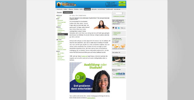 Bild O ja Orientierungsjahr HTW Berlin Bildanzeige Magazin