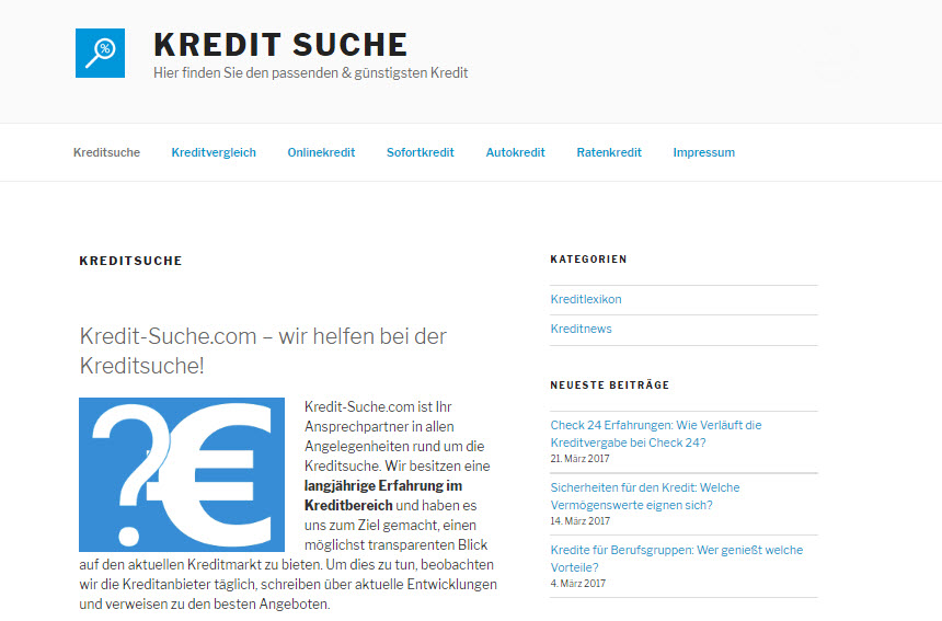 Bild Kredit Suche