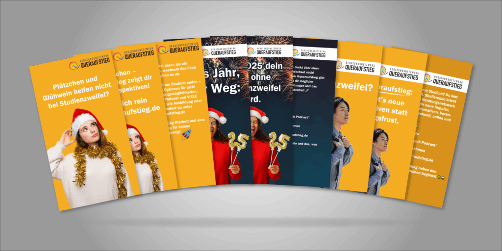 Facebook Ads Story Studierendenmarketing Branding Queraufstieg