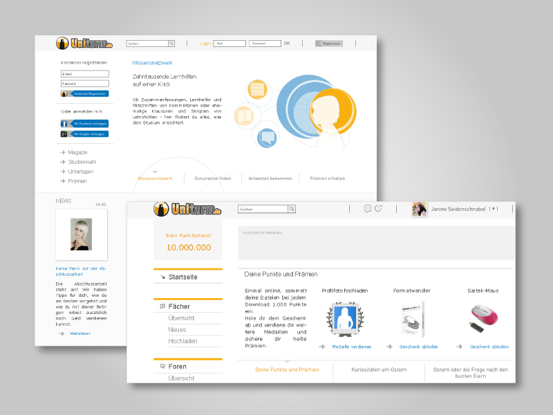 Referenzbeispiele Webdesign