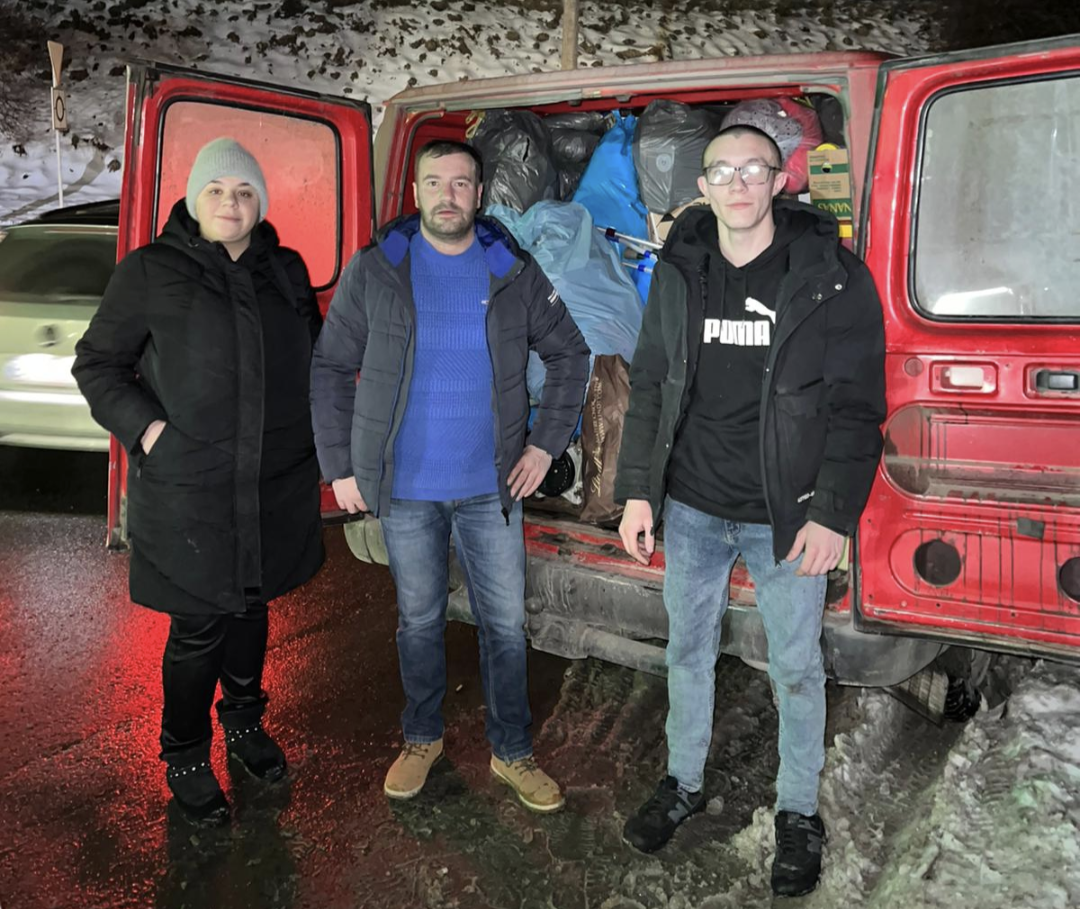 Übergabe in Lwiw und Weitertransport